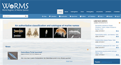 Desktop Screenshot of marinespecies.org